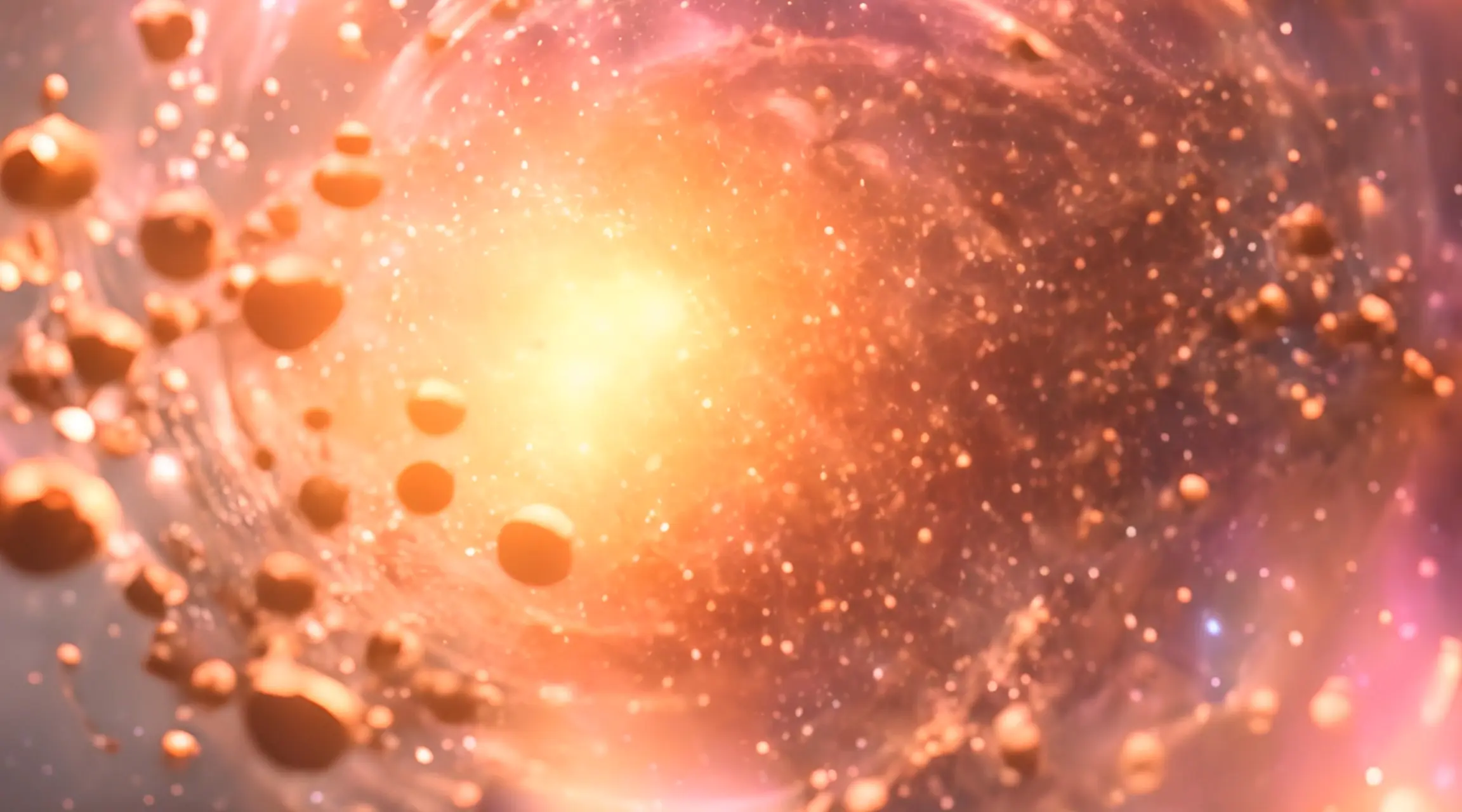 Nebula Particle Surge Luminous Video Backdrop
